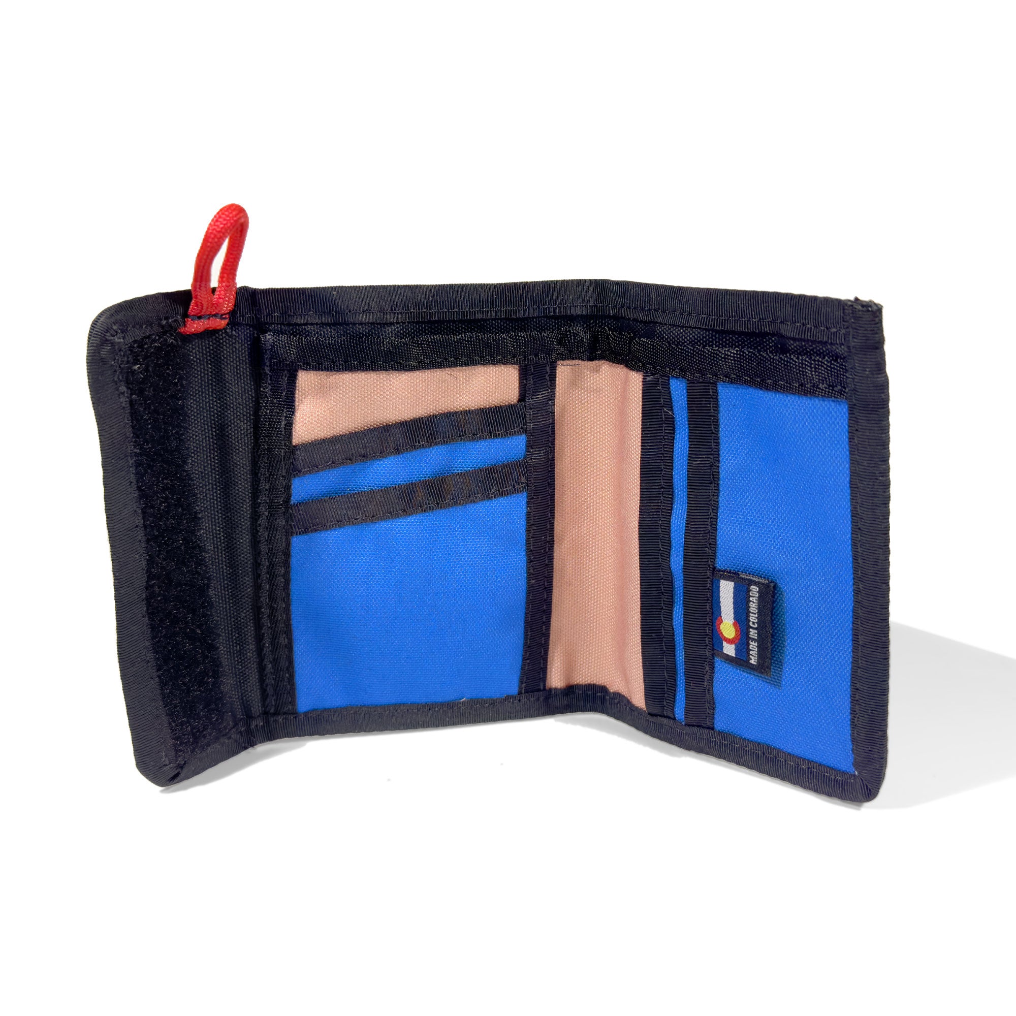Summit Wallet Upcycled Trifold Velcro Wallet