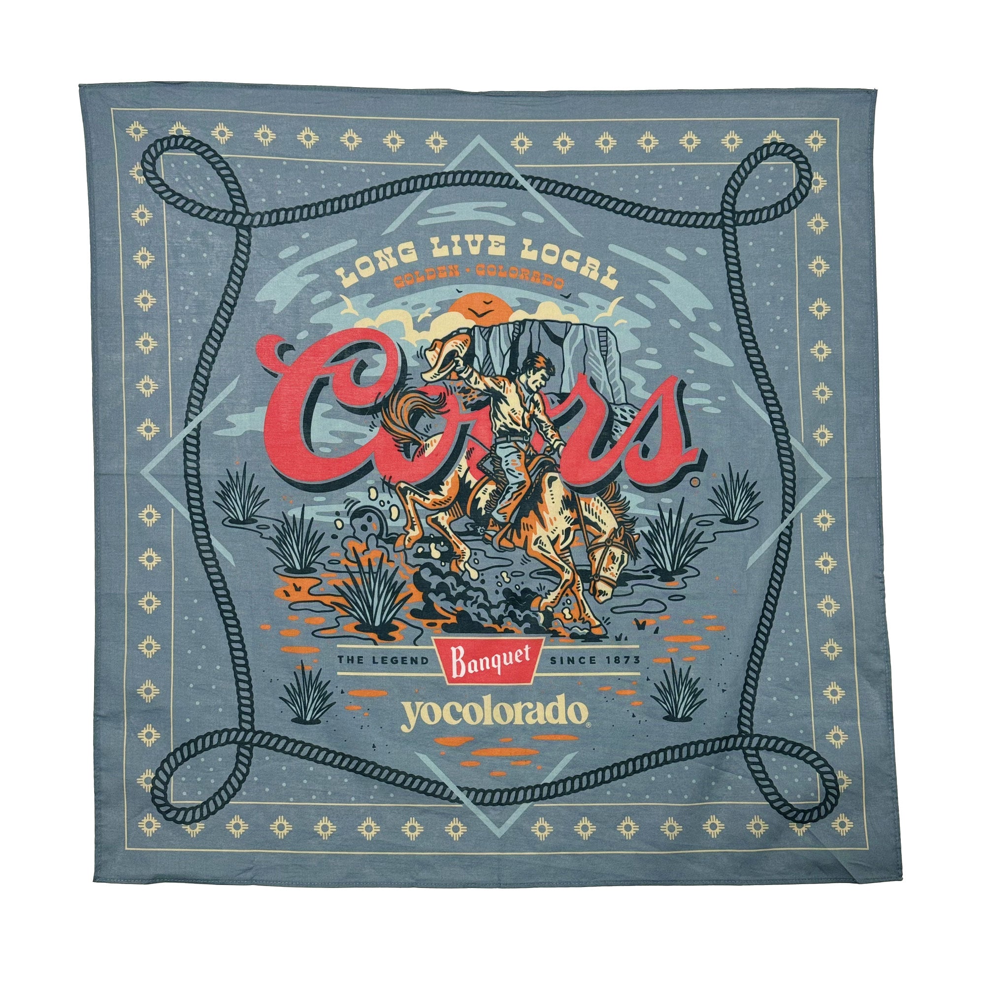 Coors Banquet x YoColorado Bandana