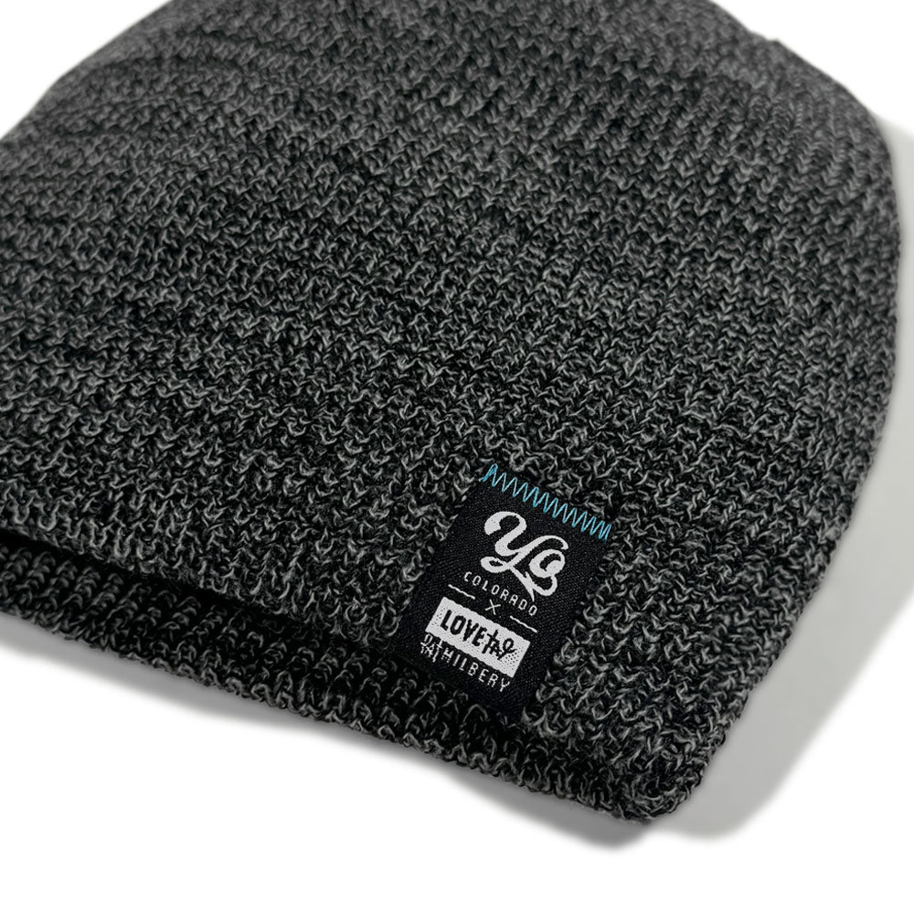 Open Hearts Collection Black Beanie - LIMITED EDITION