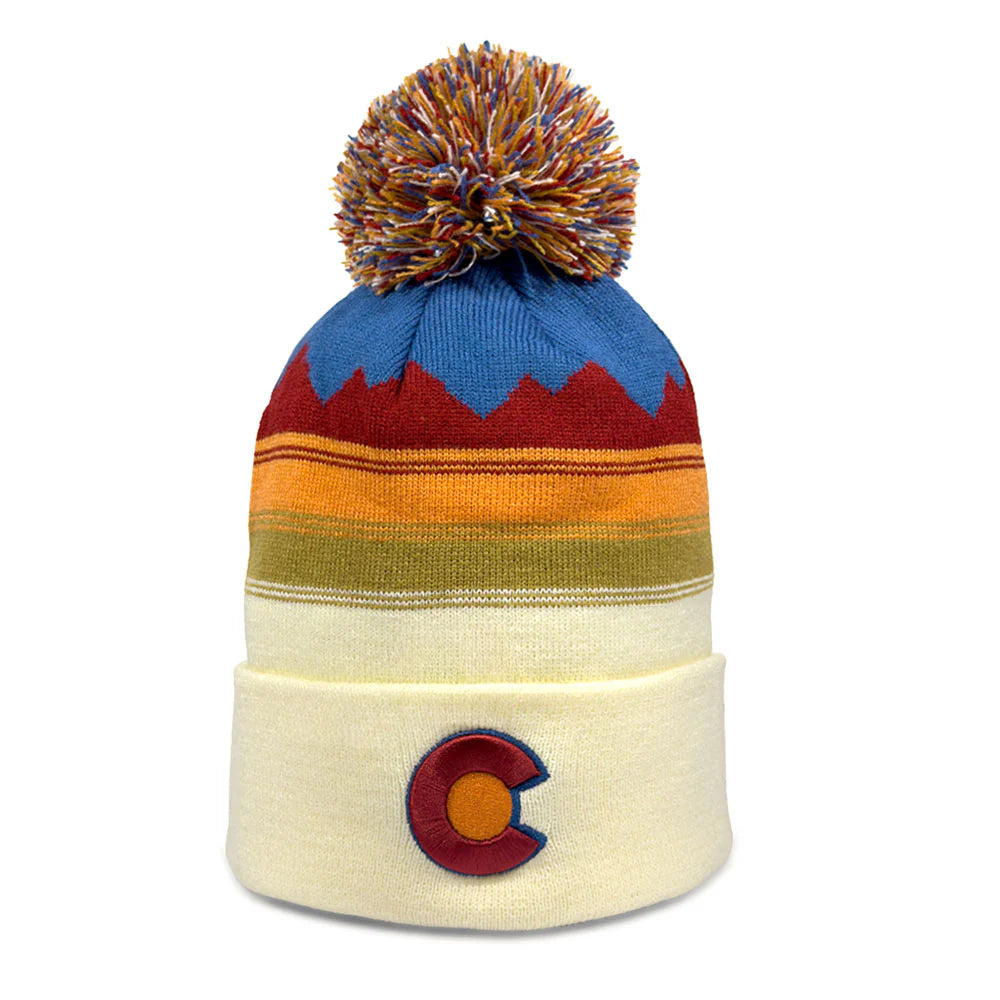 Grid Fleece Hoodie in Alpine and PeakLine Beanie Bundle