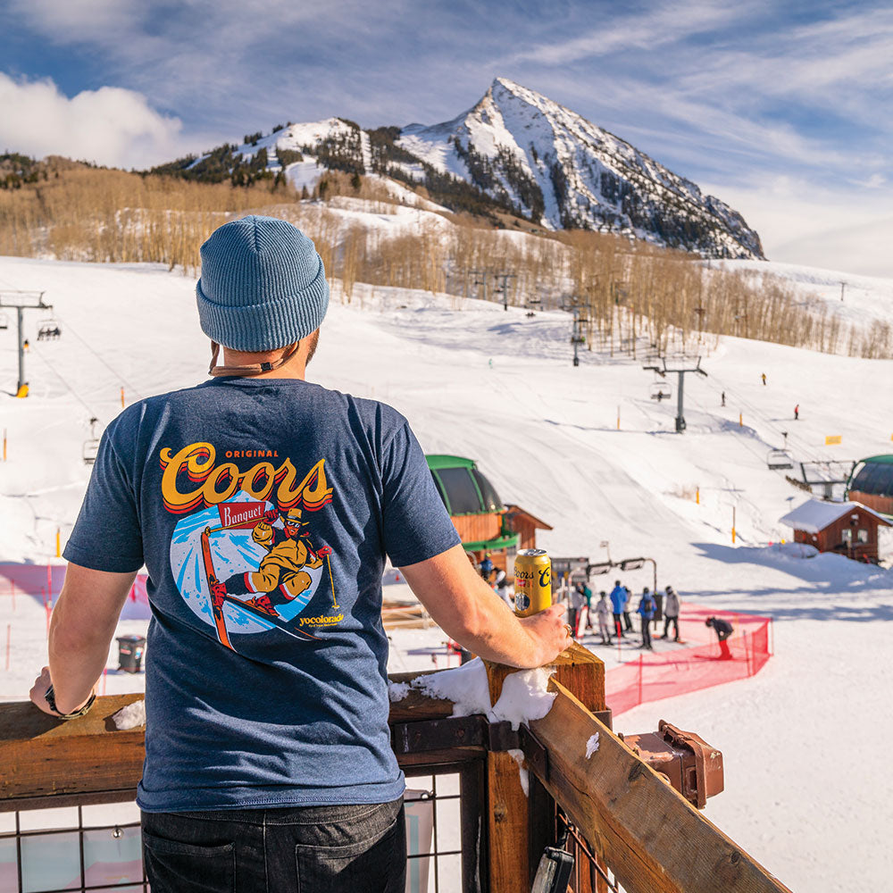 Unisex Coors Banquet x YoColorado On The Slopes T-Shirt - LIMITED EDITION