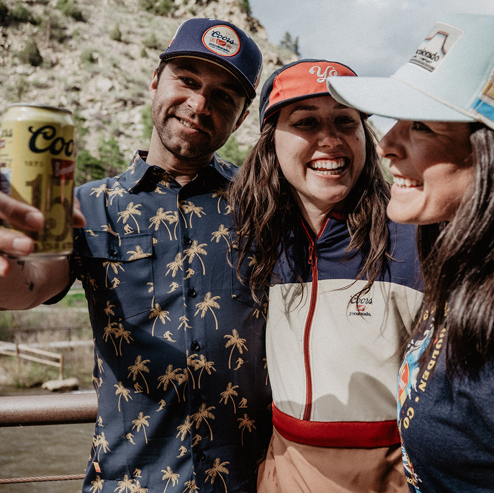 Coors Banquet x YoColorado Navy Ranger Trucker Hat - LIMITED 