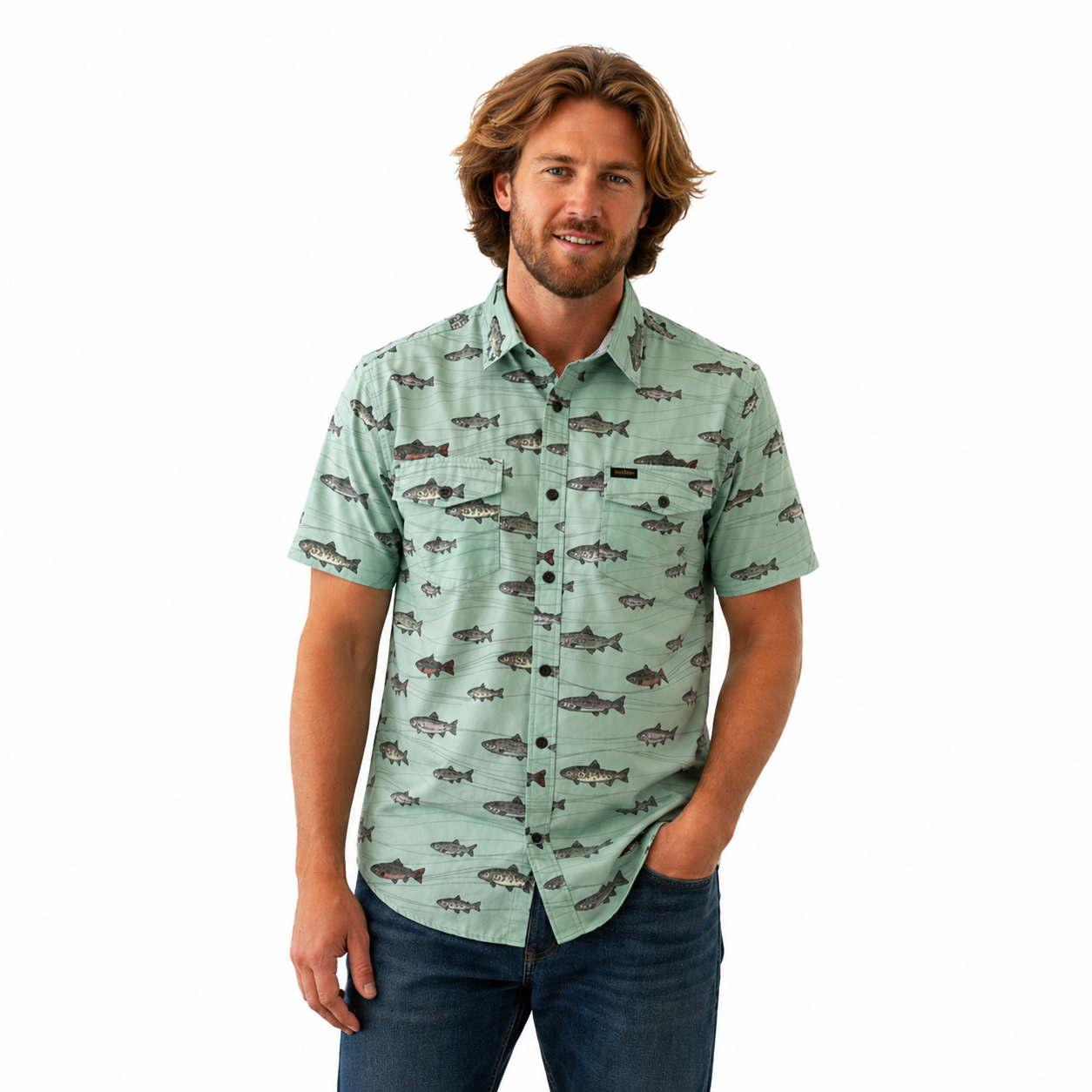 Go Fish Western Snap Shirt