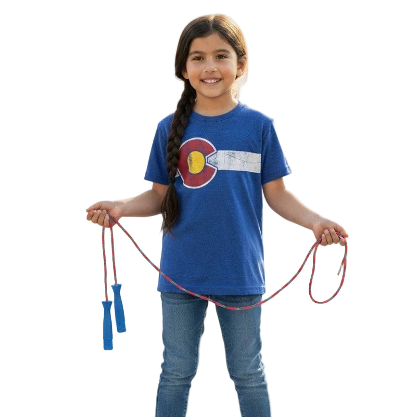 Kids' Classic Colorado Flag Royal T-Shirt