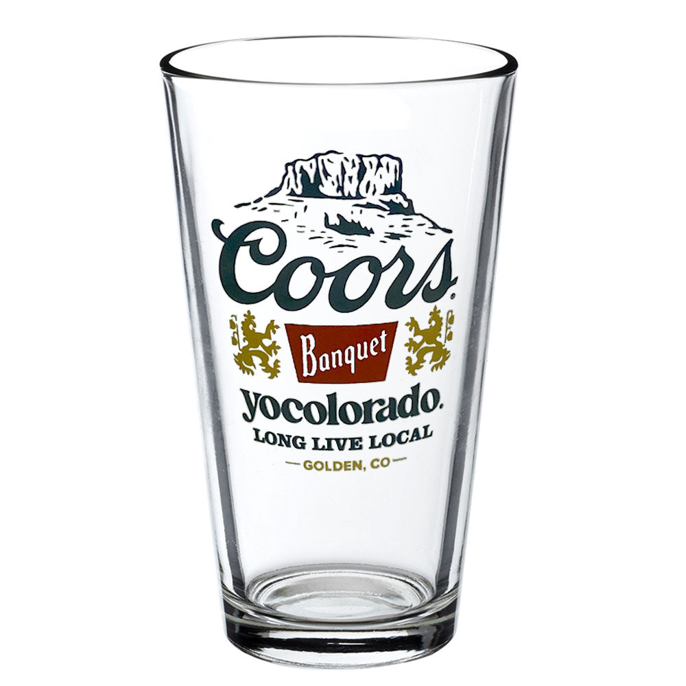 Coors Banquet x YoColorado Pint Glass - LIMITED EDITION