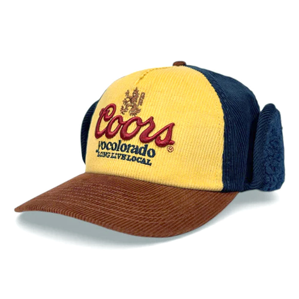 Coors Banquet x YoColorado Tricolor Corduroy Sherpa Hat