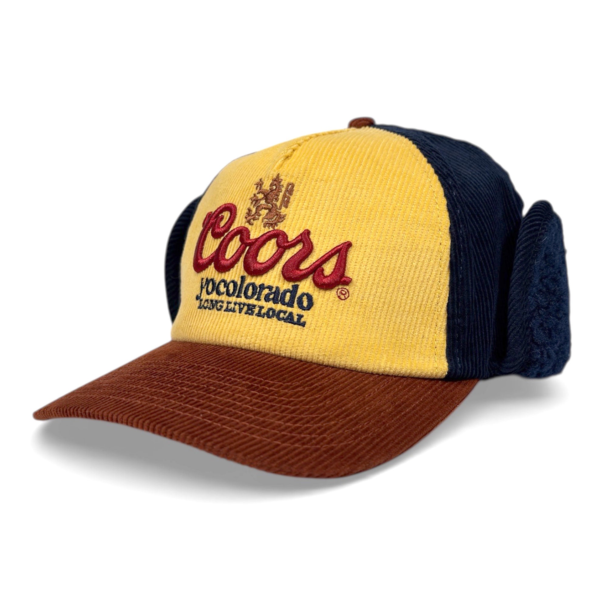 Coors Banquet x YoColorado Tricolor Corduroy Sherpa Hat