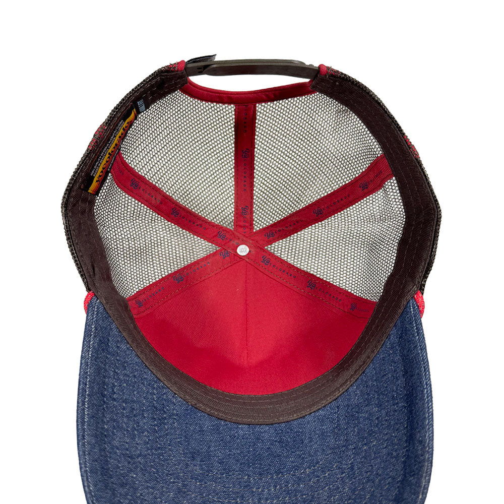 Unisex Ripped Distressed Denim Baseball Cap Mooie Rose