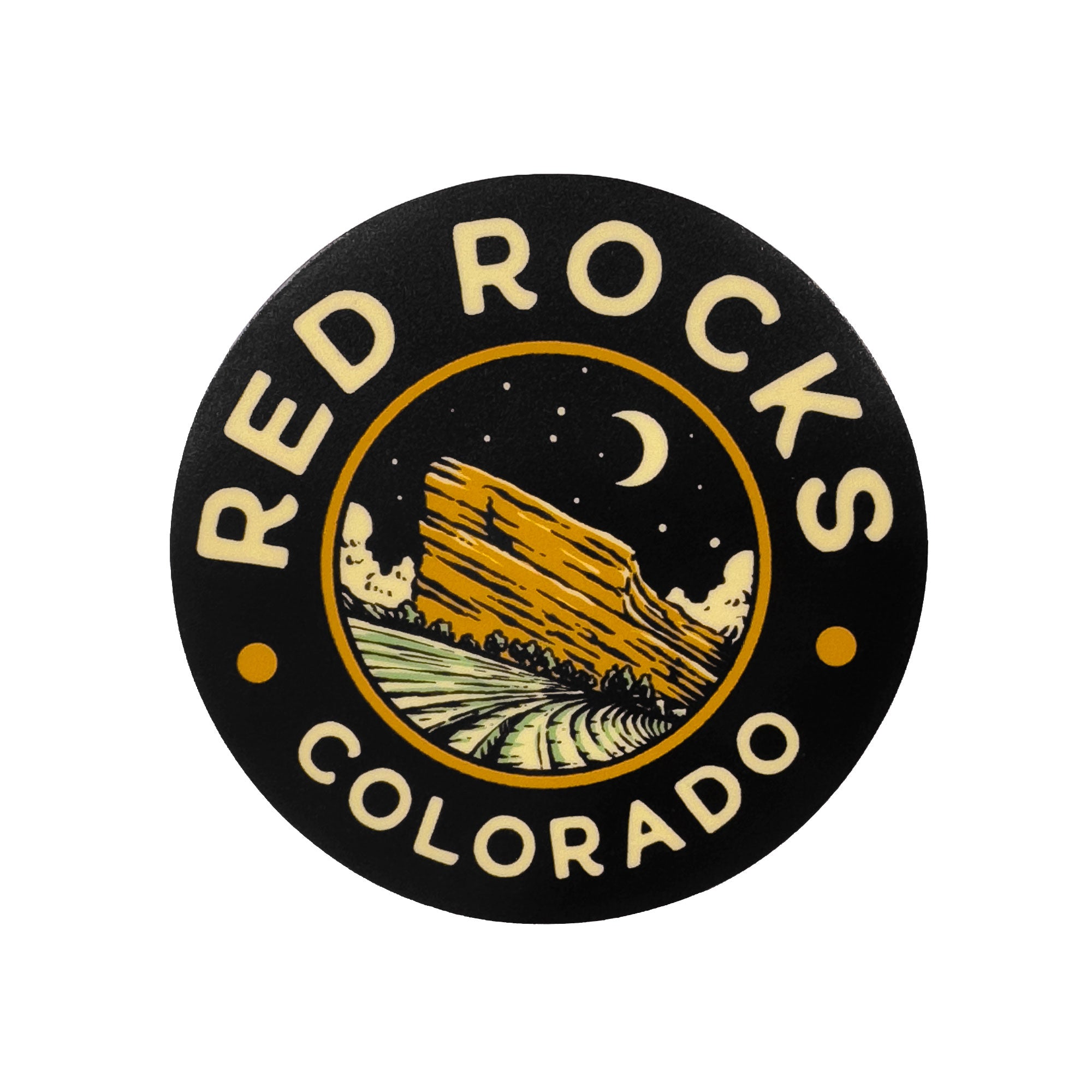Red Rocks Night Colorado Magnet