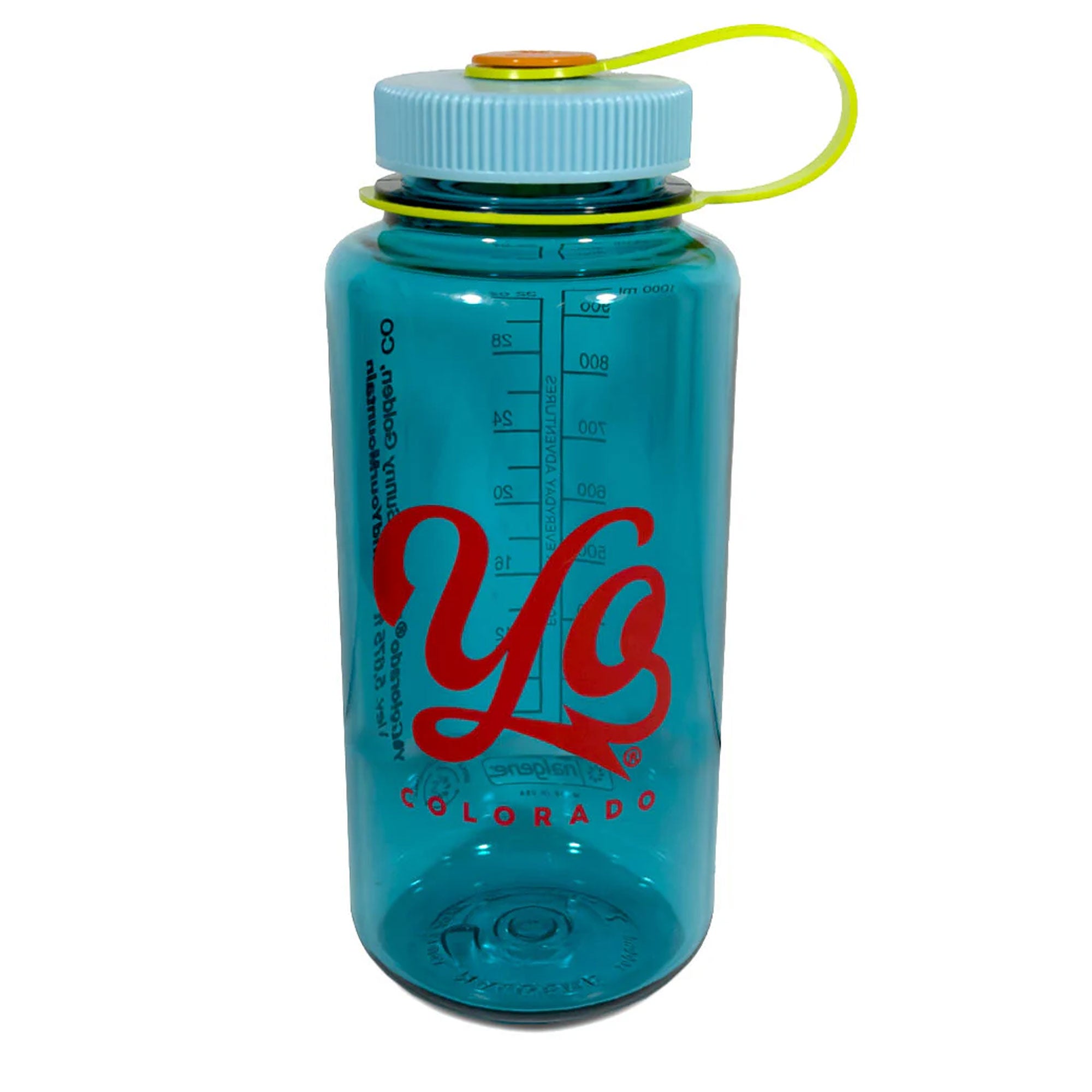Yo Bolt Logo Blue Nalgene Water Bottle