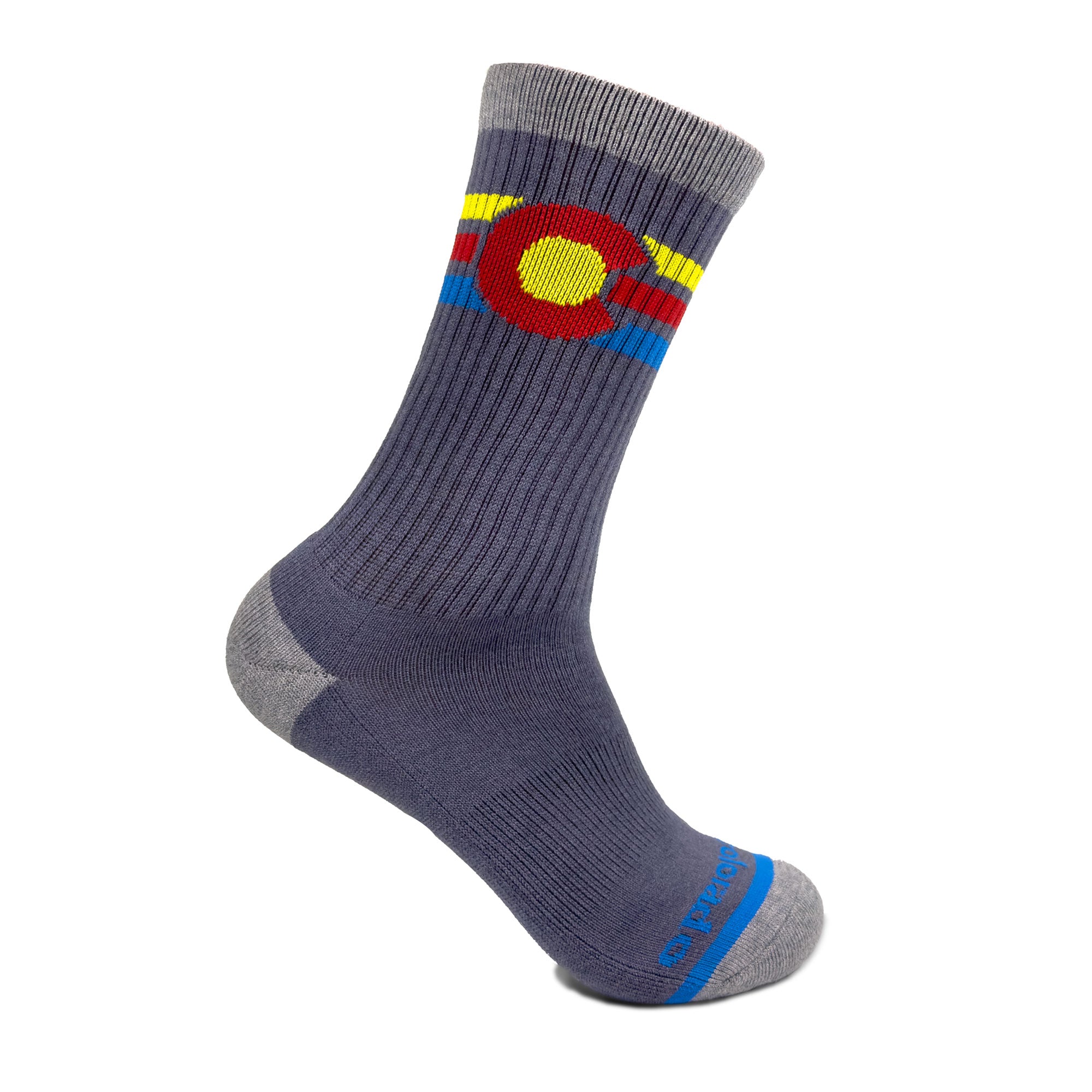 Ouray Colorado Flag Socks