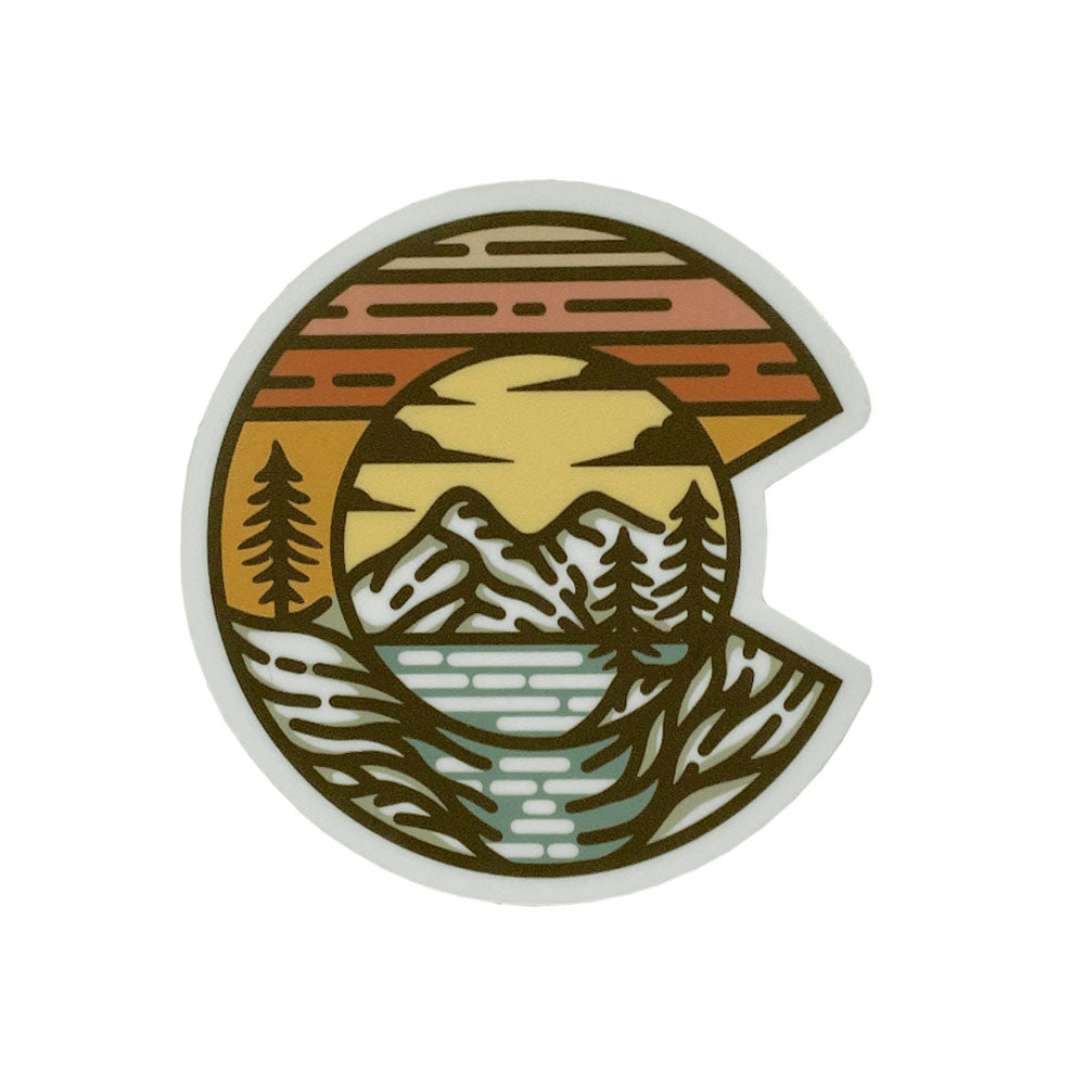 Mountain C Sticker