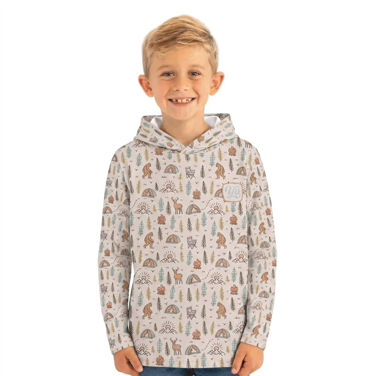 Lil' Camp Sasquatch Sun Hoodie