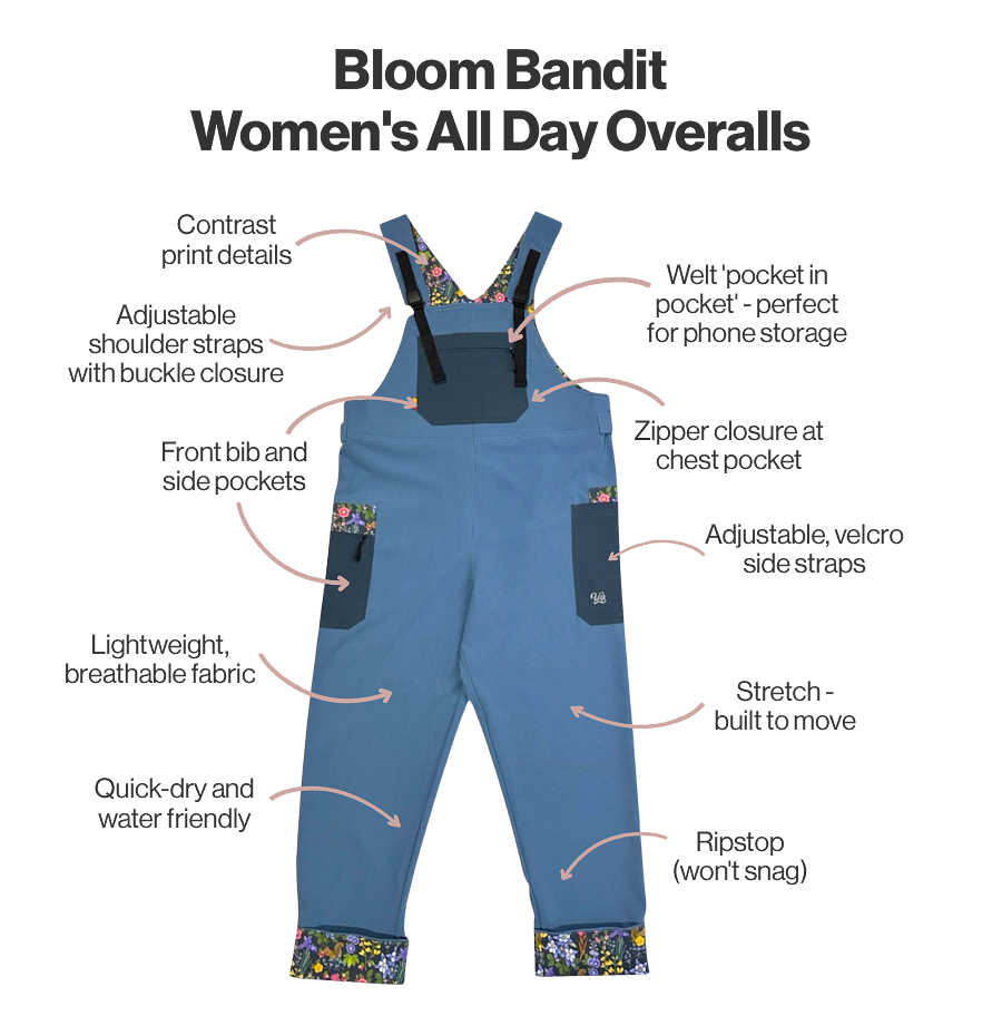 Women's Bloom Bandit All Day Overalls