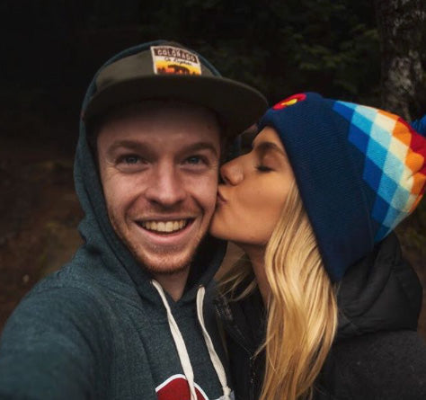 Rainbow Argyle Mountain Beanie