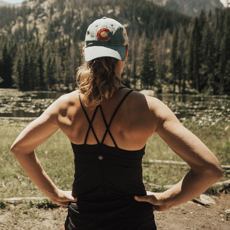 Vintage Colorado C Denim Trucker Hat