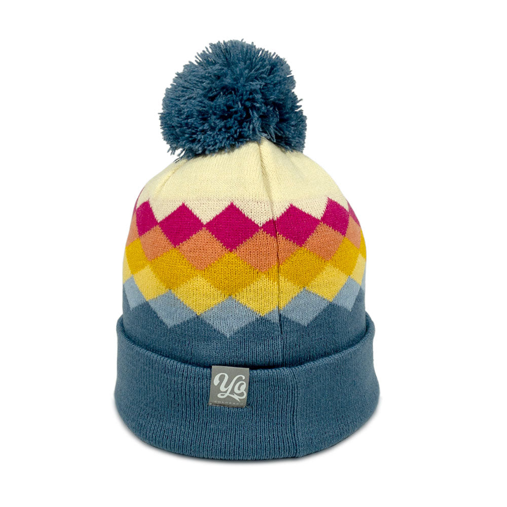 Argyle Colorado Mountain Rainbow Beanie | YoColorado