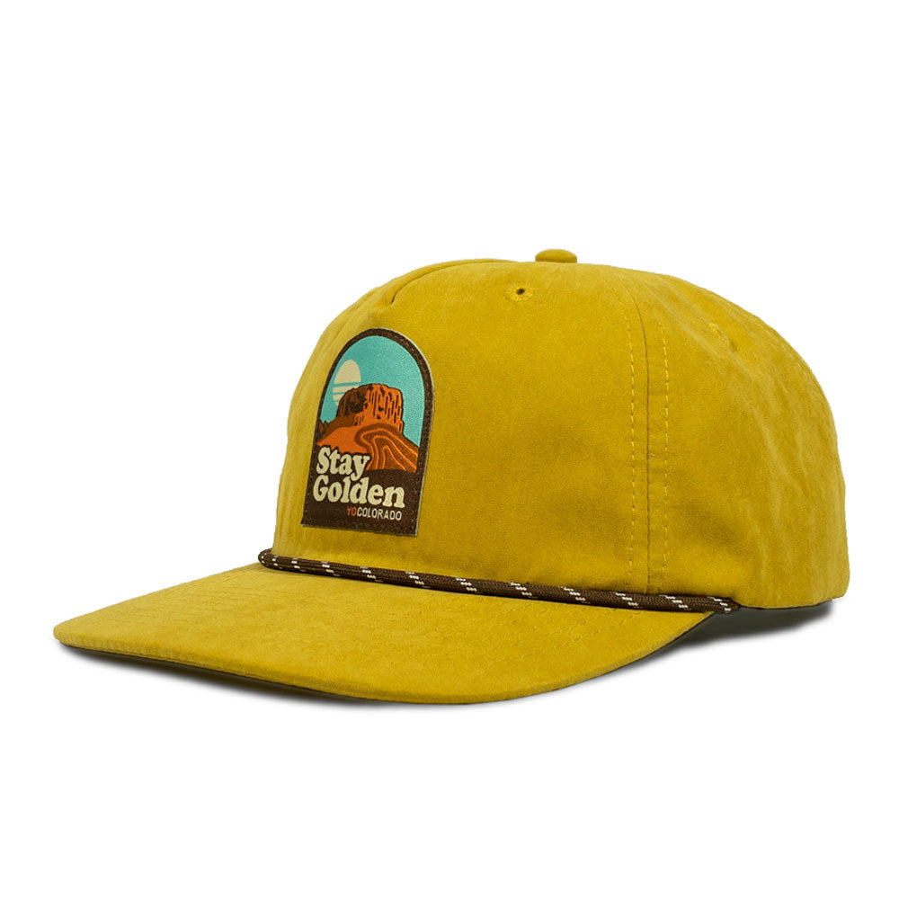 Stay Golden Gold Rope Hat