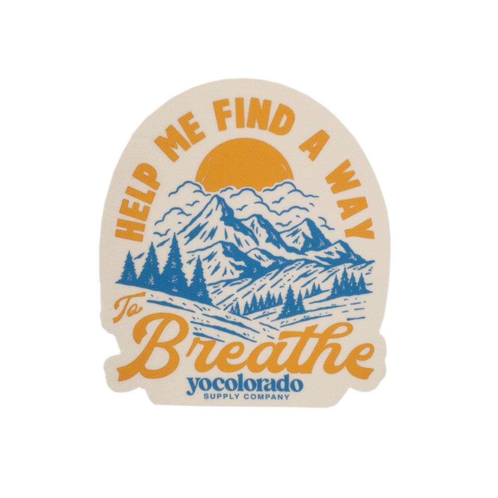 YoColorado Mountain Air Sticker